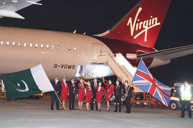 Virgin Atlantic touches down in Islamabad from Manchester