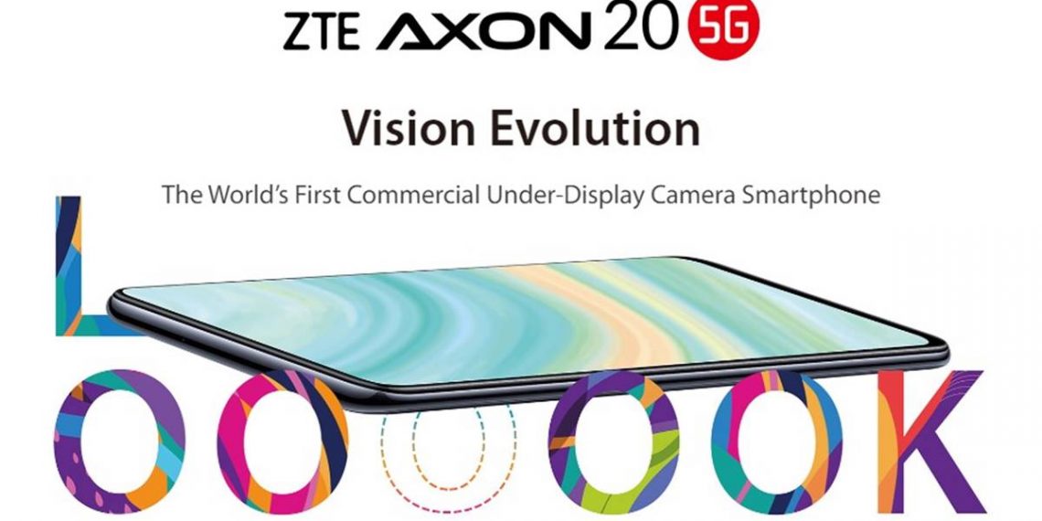 ZTE Axon 20 5G, under display camera