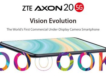 ZTE Axon 20 5G, under display camera