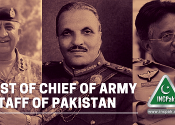 Chief of Army Staff, CAOS, Chief of Army Staff of Pakistan