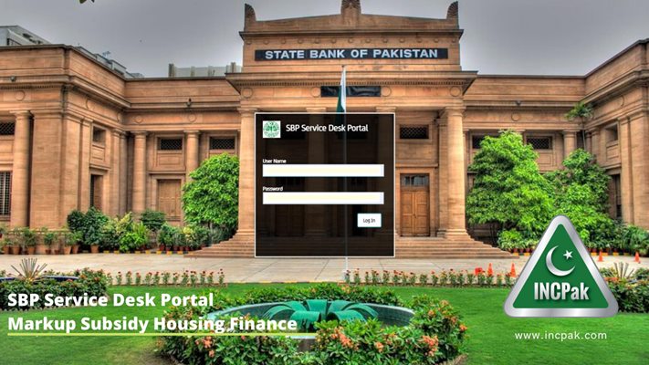 SBP Service Desk Portal for Govt Markup Subsidy Housing Finance