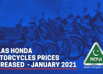 Atlas Honda motorcycle prices increased again