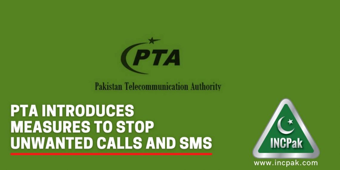 block unwanted calls sms, block unwanted calls, block unwanted sms, pta, pakistan telecommunication authority