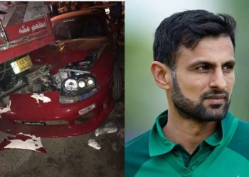 Shoaib Malik, Shoaib Malik Car Accident, Shoaib Malik Car Crash, Shoaib Malik Toyota Supra