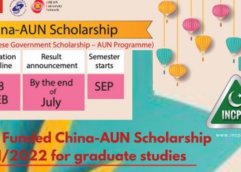 China-AUN Scholarship 2021/2022 for graduate studies