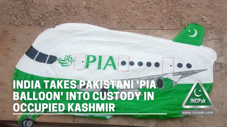 PIA Balloon, India Balloon, Pakistani Balloon