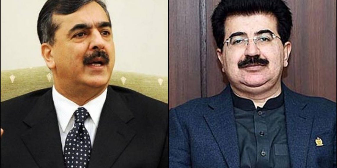 Sadiq Sanjrani, Senate Chairman Election, Yousaf Raza Gillani