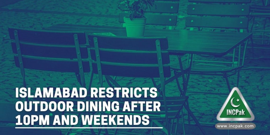 Islamabad dining, Islamabad outdoor dining, islamabad restaurants