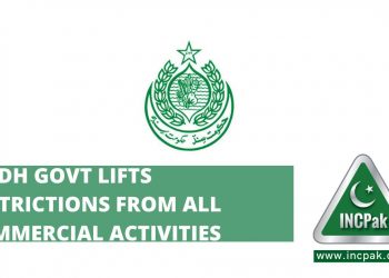 Sindh Govt lifts restrictions from all commercial activities