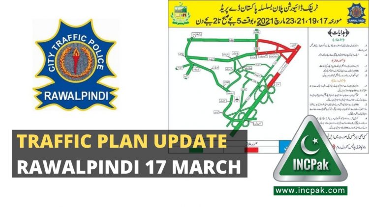 Rawalpindi Traffic Plan, Pakistan Day