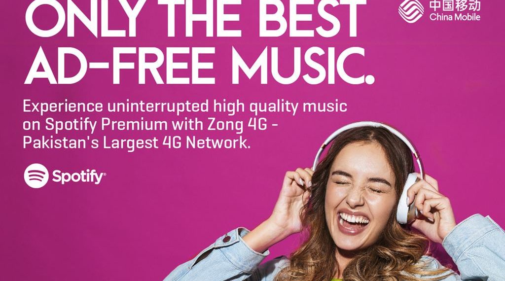 Zong 4G Brings Spotify To Millions of Pakistanis