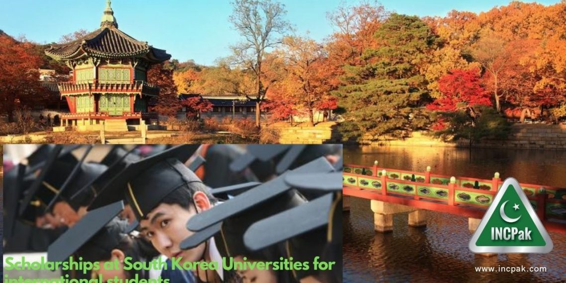 Scholarships at South Korea Universities for international students