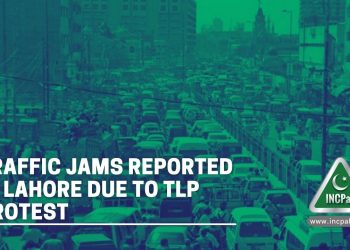 traffic jams lahore, tlp protest, saad rizvi, saad hussain rizvi