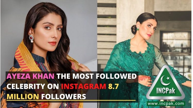 Chupke Chupke Sensation Ayeza Khan hits 8.7 followers on Instagram