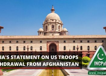 India's statement on US troops withdrawal from Afghanistan