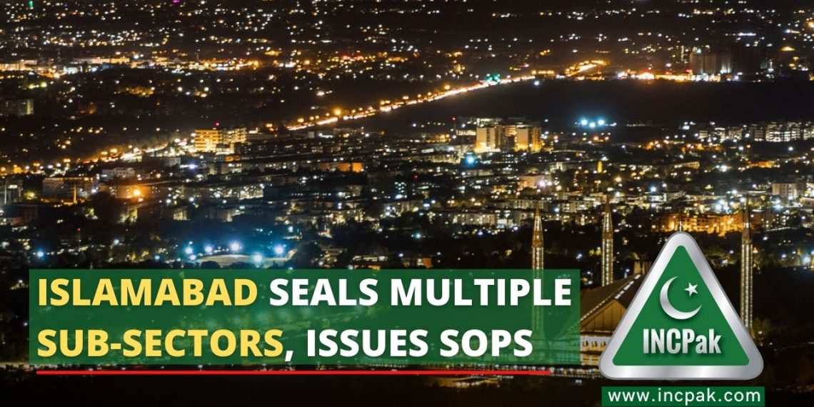 Islamabad seals sectors, islamabad