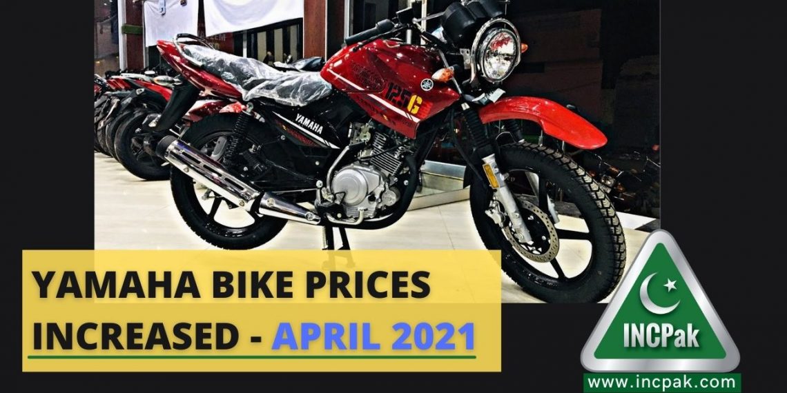 Yamaha bike prices according to a circular issued by the company to all its dealerships across Pakistan, new price will be effective from 2nd April, 2021.