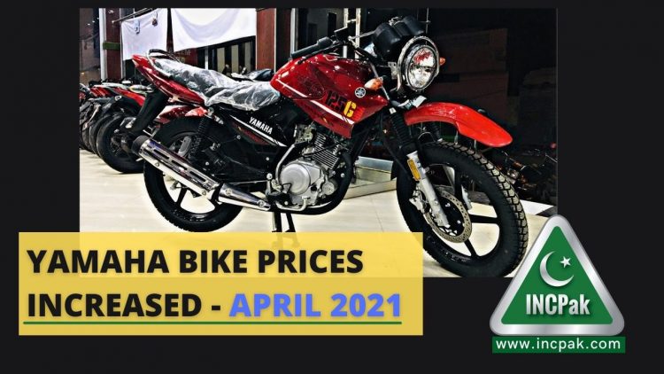 Yamaha bike prices according to a circular issued by the company to all its dealerships across Pakistan, new price will be effective from 2nd April, 2021.