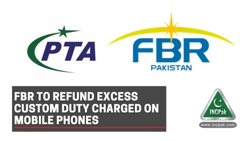 FBR, Custom Duty Mobile, Taxes Mobile