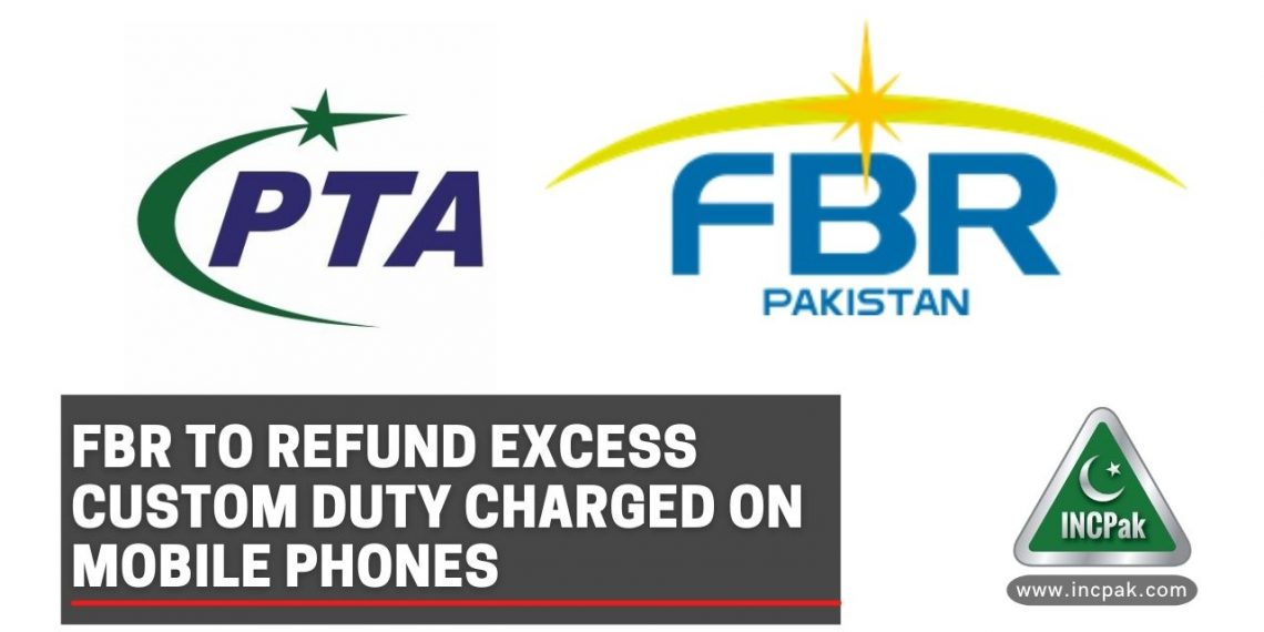 FBR, Custom Duty Mobile, Taxes Mobile