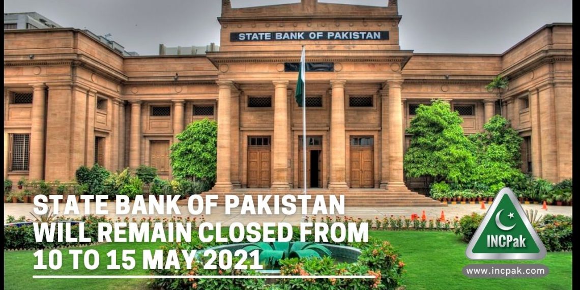 State Bank of Pakistan, SBP Closed, Bank Closed