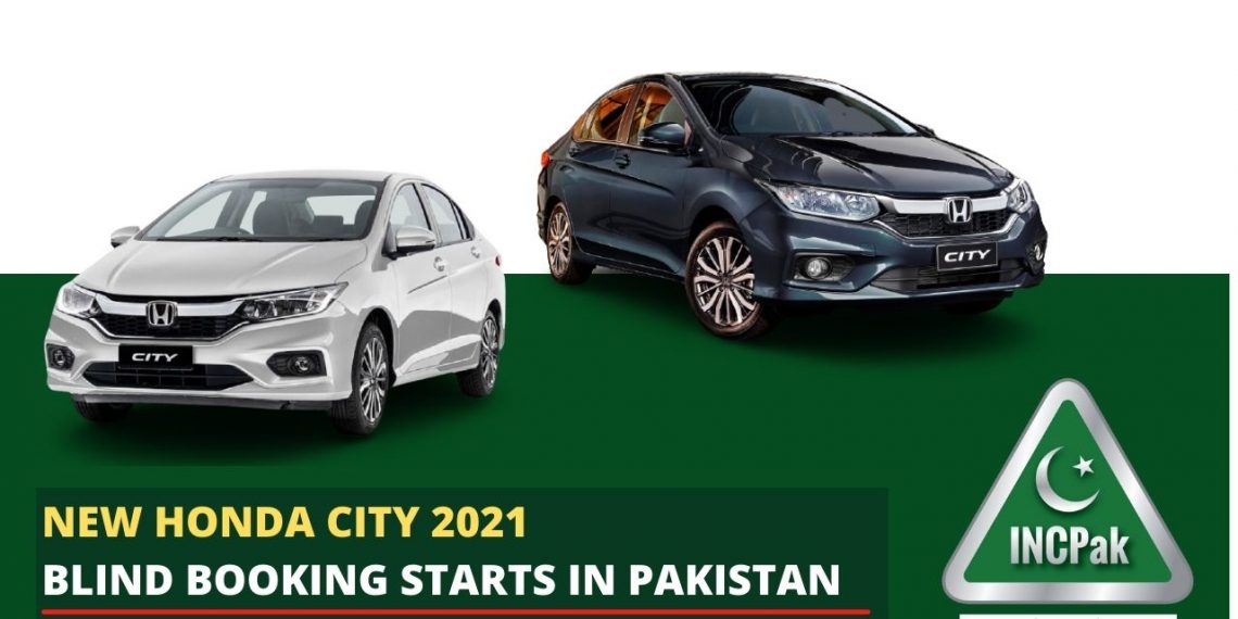 All New Honda City 2021 Blind Booking Starts in Pakistan