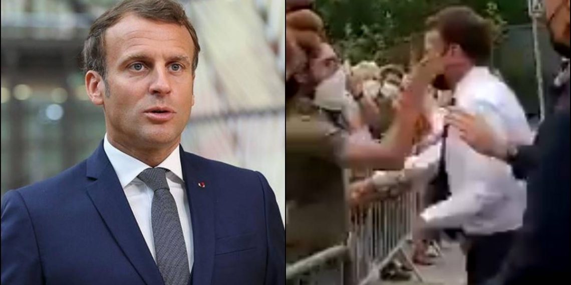 French President Slapped, Macron Slapped