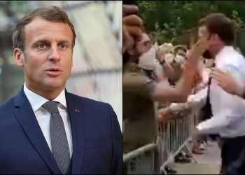 French President Slapped, Macron Slapped