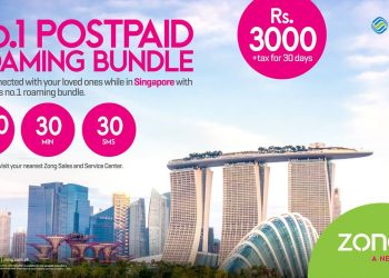 Zong Brings Amazing Postpaid Roaming Offer for Singapore