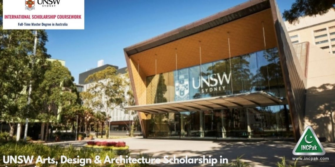 UNSW Arts, Design & Architecture Scholarship in Australia