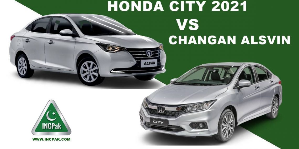 Honda City 2021 vs Changan Alsvin, New Honda City 2021 vs Changan Alsvin, 6th Generation Honda City, Changan Alsvin, Honda City 2021