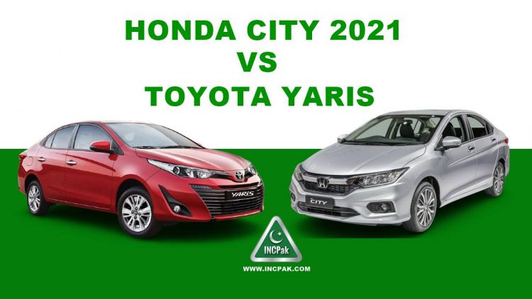 Honda City 2021 vs Toyota Yaris, Honda City 2021, 6th Generation Honda City , New Honda City 2021 vs Toyota Yaris, Toyota Yaris