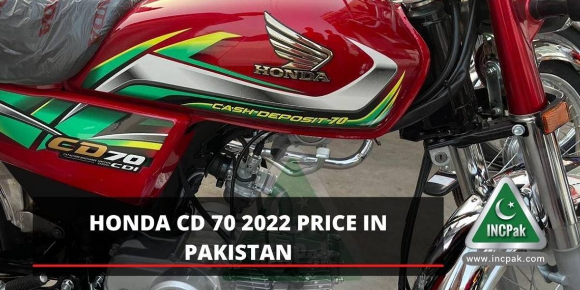 Honda CD 70 2022 Price in Pakistan, Honda CD 70 2022