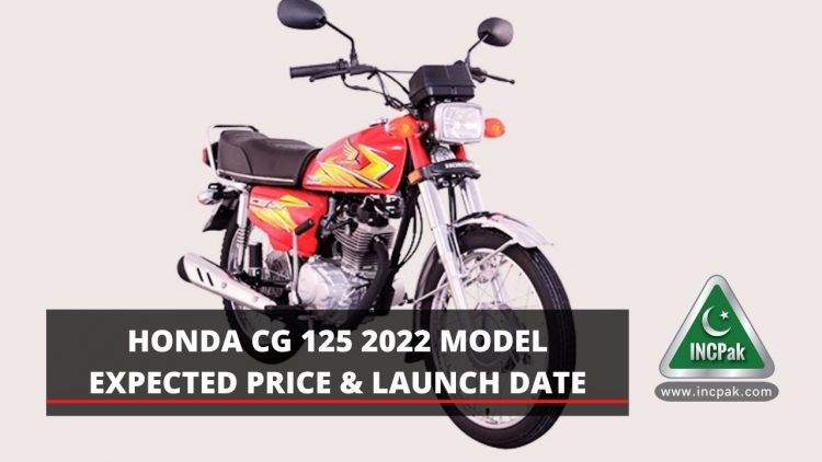 Honda CG 125 2022 model, Honda CG 125 2022 model Price, Honda CG 125 2022 model launch date