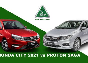 Honda City 2021 vs Proton Saga - Brief Comparison.