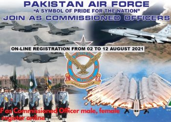 Join PAF as Commissioned Officer male, female citizens register online