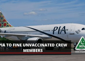 PIA fine, PIA fine unvaccinated crew members