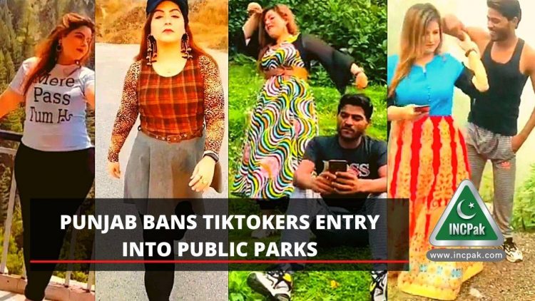 Punjab Bans TikTokers, TikTokers Public Parks