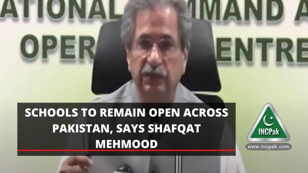 Schools Open, Education Ministers, Shafqat Mehmood, Schools in Sindh, Schools in Punjab