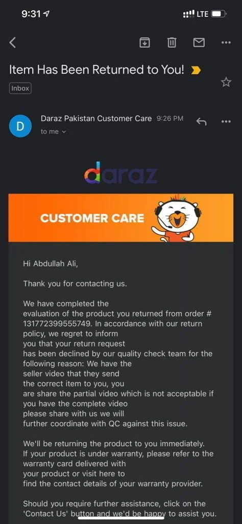 Daraz.pk fraud network