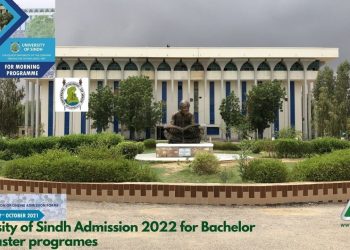 University of Sindh Admission 2022 for Bachelor and Master programes