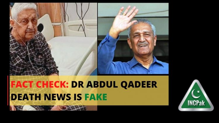 Dr Abdul Qadeer, Dr Abdul Qadeer Khan