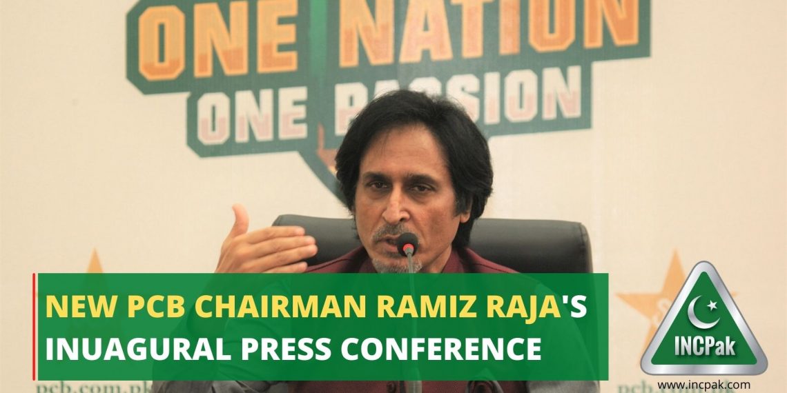 New PCB Chairman Ramiz Raja's Inaugural press conference