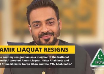 PTI MNA Aamir Liaquat resigns from National Assembly