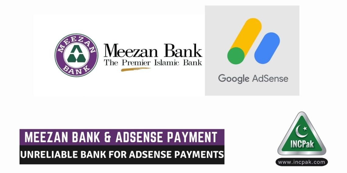 Meezan Bank, Google Adsense Payment, Google Adsense