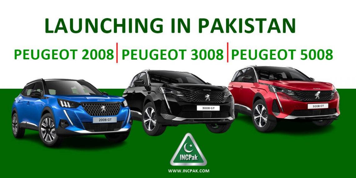 PEUGEOT 2008, PEUGEOT 3008, PEUGEOT 5008, PEUGEOT Pakistan, PEUGEOT 2008 in Pakistan, PEUGEOT 3008 in Pakistan, PEUGEOT 5008 in Pakistan