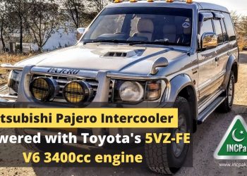 Pajero, Toyota 5VZ-FE, Mitsubishi Pajero Intercooler, Mitsubishi Pajero