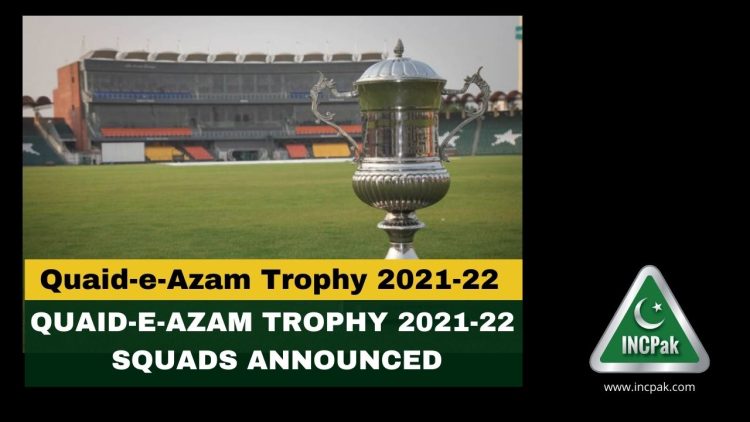 Quaid-e-Azam Trophy 2021-22 Squads, Quaid-e-Azam Trophy 2021-22, Quaid-e-Azam Trophy