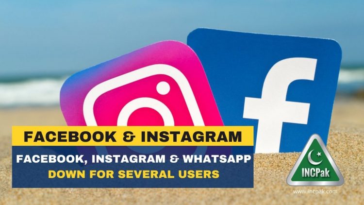 Instagram Down, Facebook Down. WhatsApp Down, Messenger Down