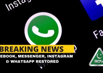 Facebook Restored, WhatsApp Restored, Instagram Restored, Facebook Messenger Restored, Messenger Restored